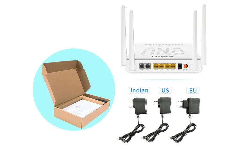 4GE+2POTS+1USB+2.4G+5.8G(1200M)wifi XPON ONU - Image 4